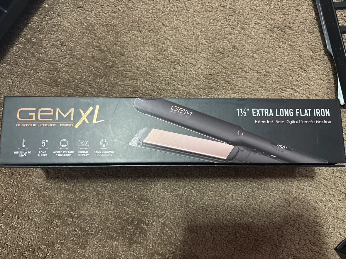 GeM XL 1.5" Extra Long Flat Iron - photo 3