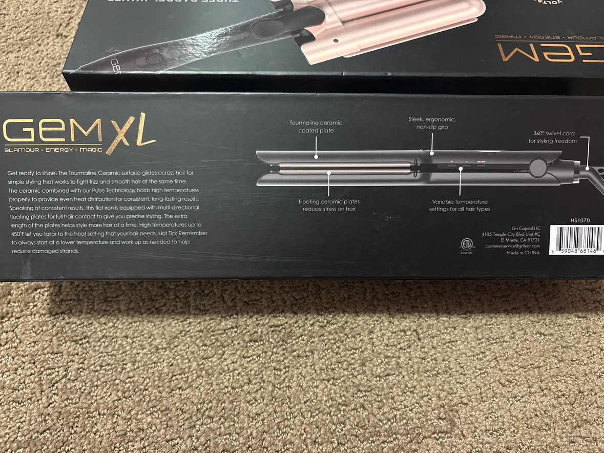 GeM XL 1.5" Extra Long Flat Iron - photo 4