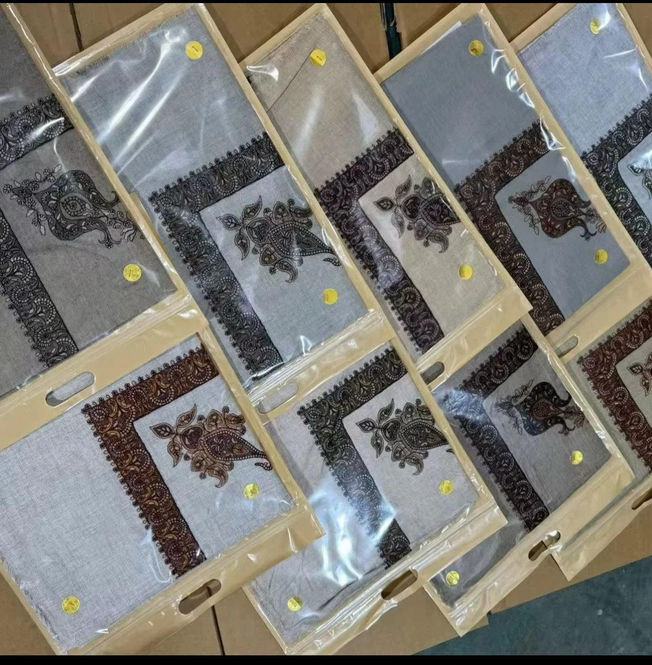 New patterned pashmina style shawls