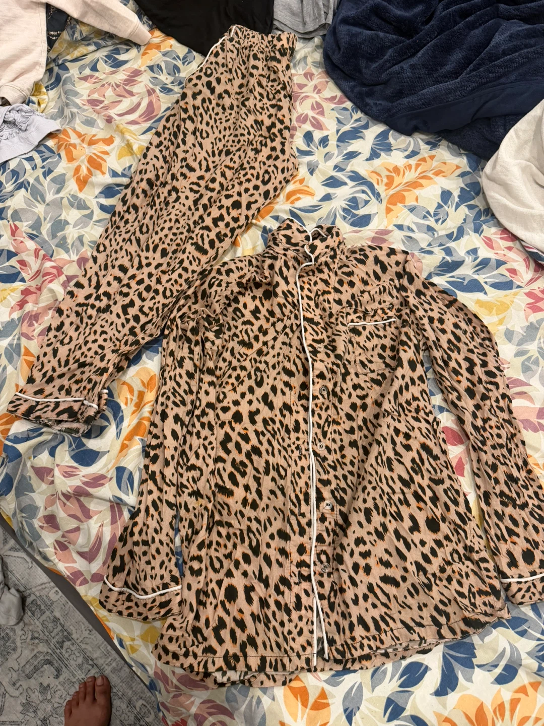 Leopard Print Pyjama Set