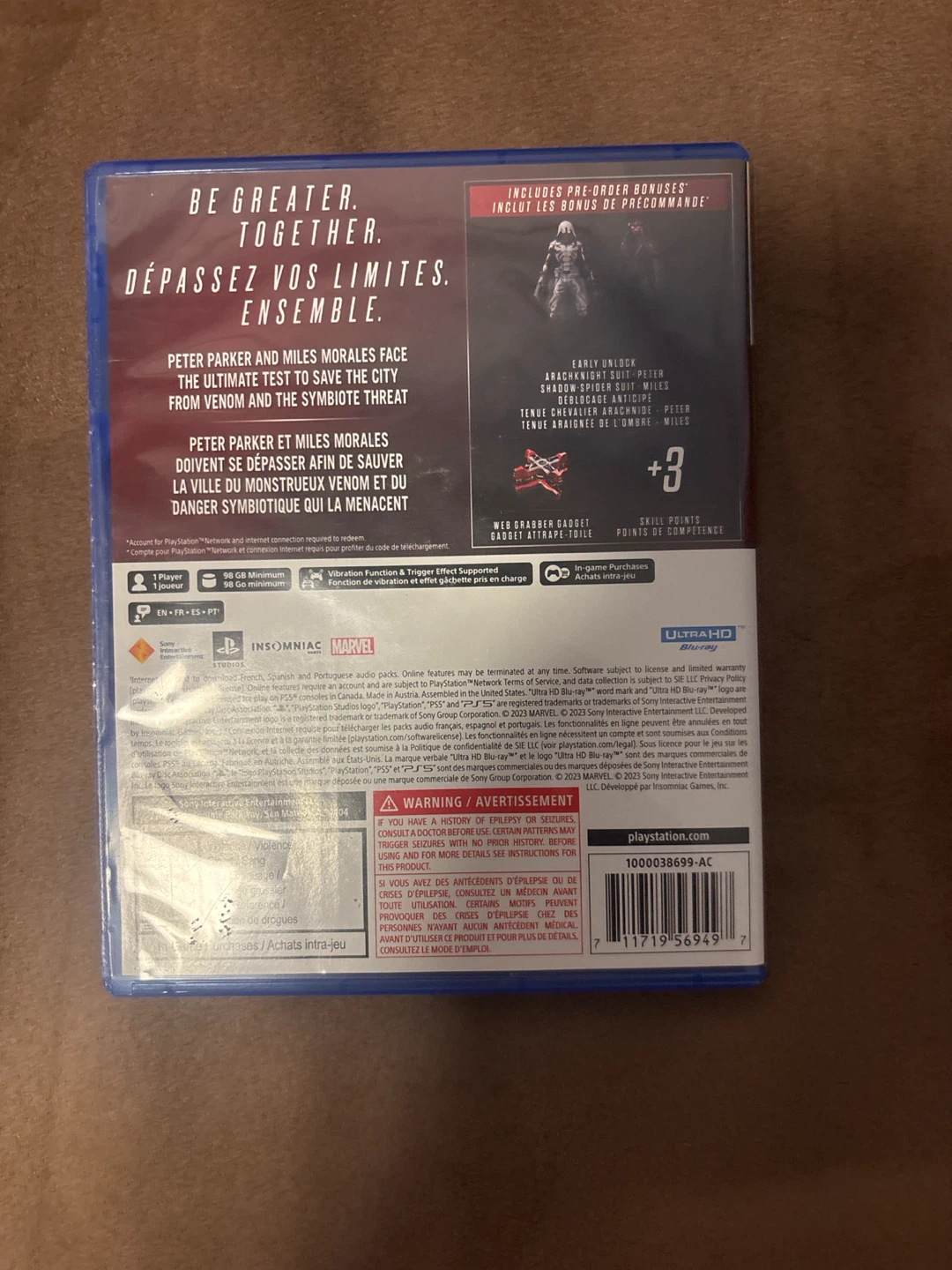 Marvel Spider-Man 2 Launch Edition for PlayStation 5 - photo 2