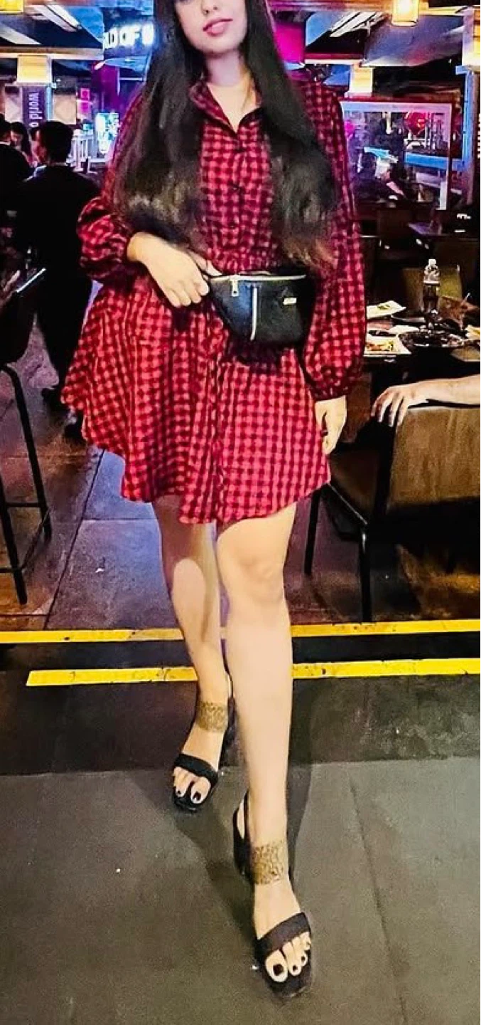 Red and black plaid button-up dress - photo 2