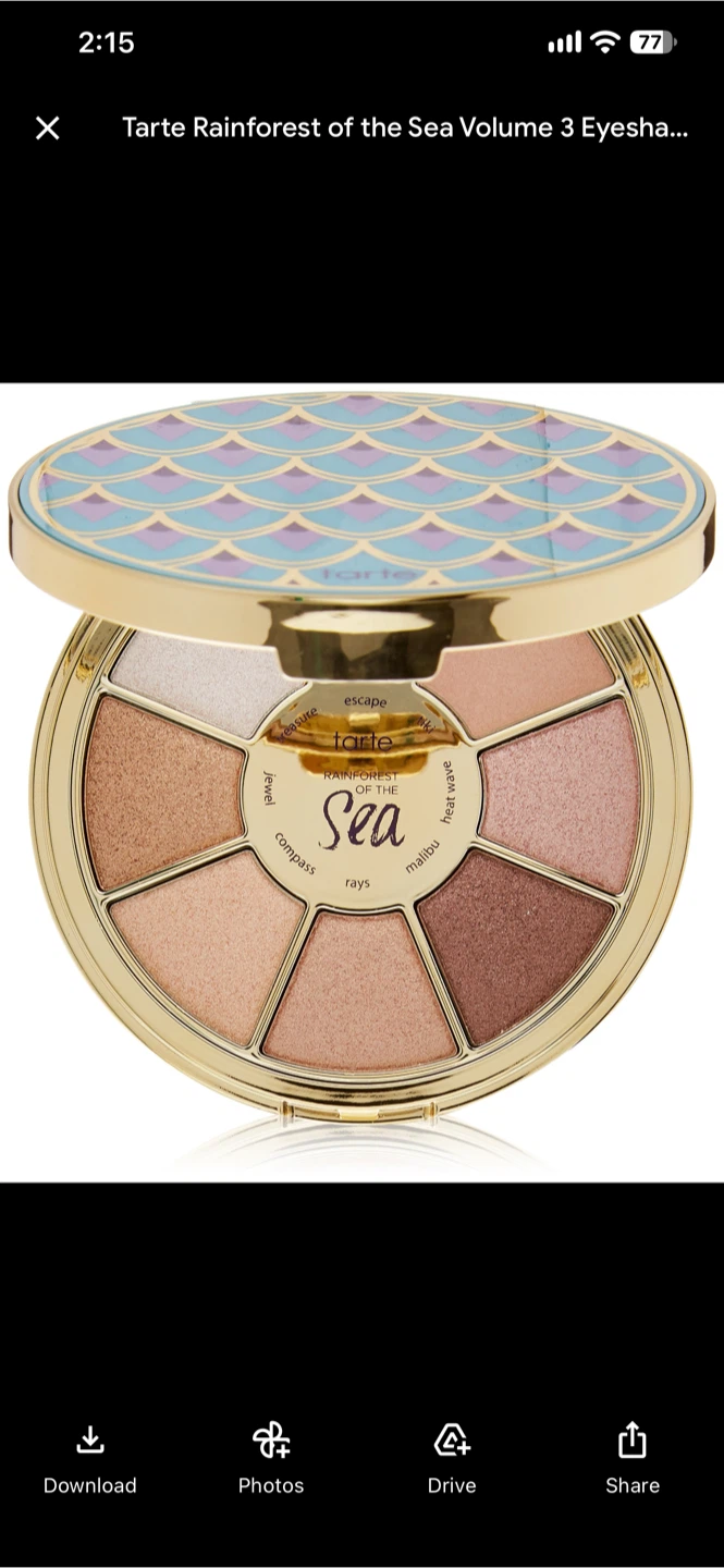 Tarte Rainforest of the Sea Volume 3 Eyeshadow Palette - photo 2