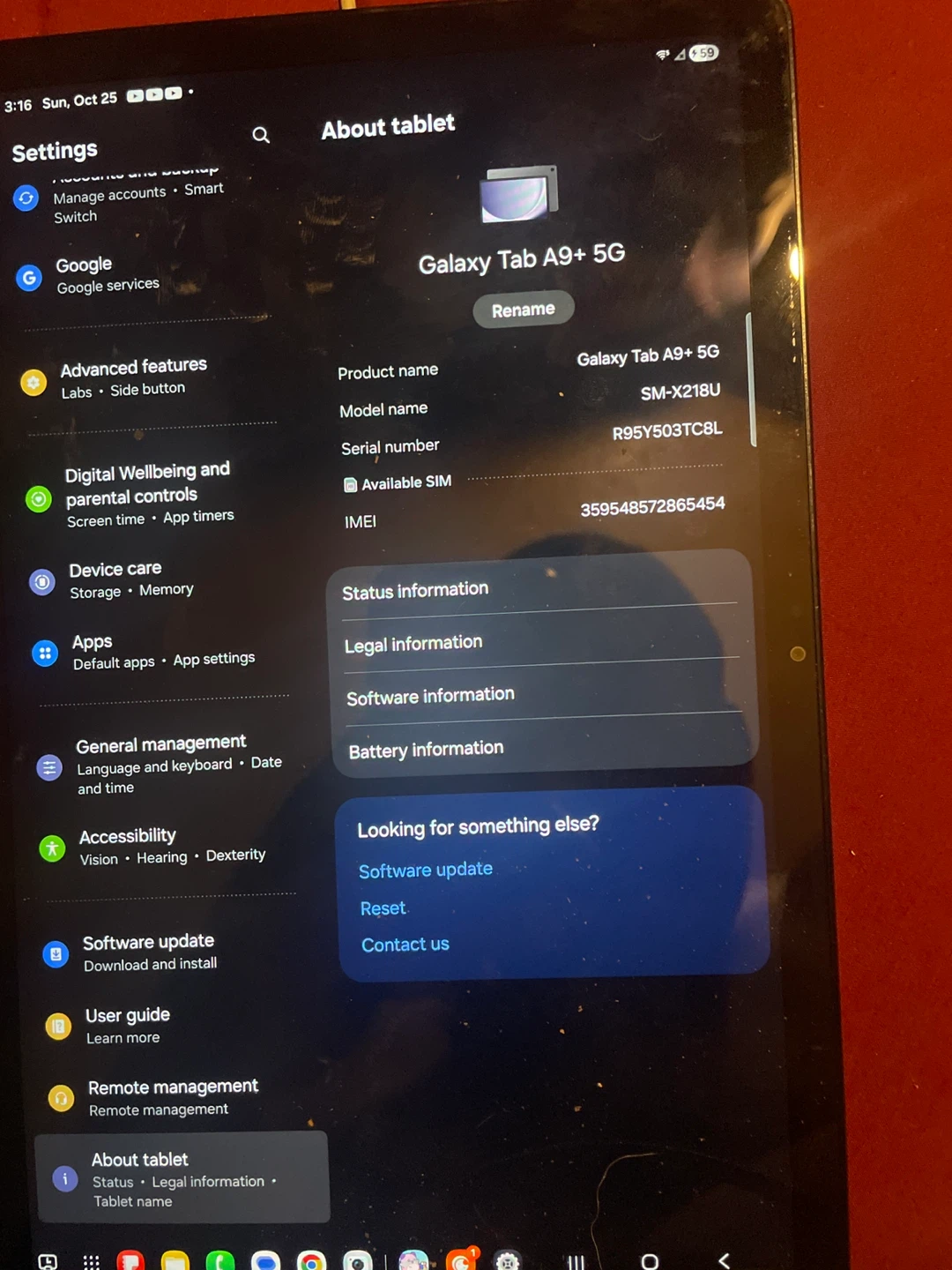 Samsung Galaxy Tab A9+ 5G - photo 2