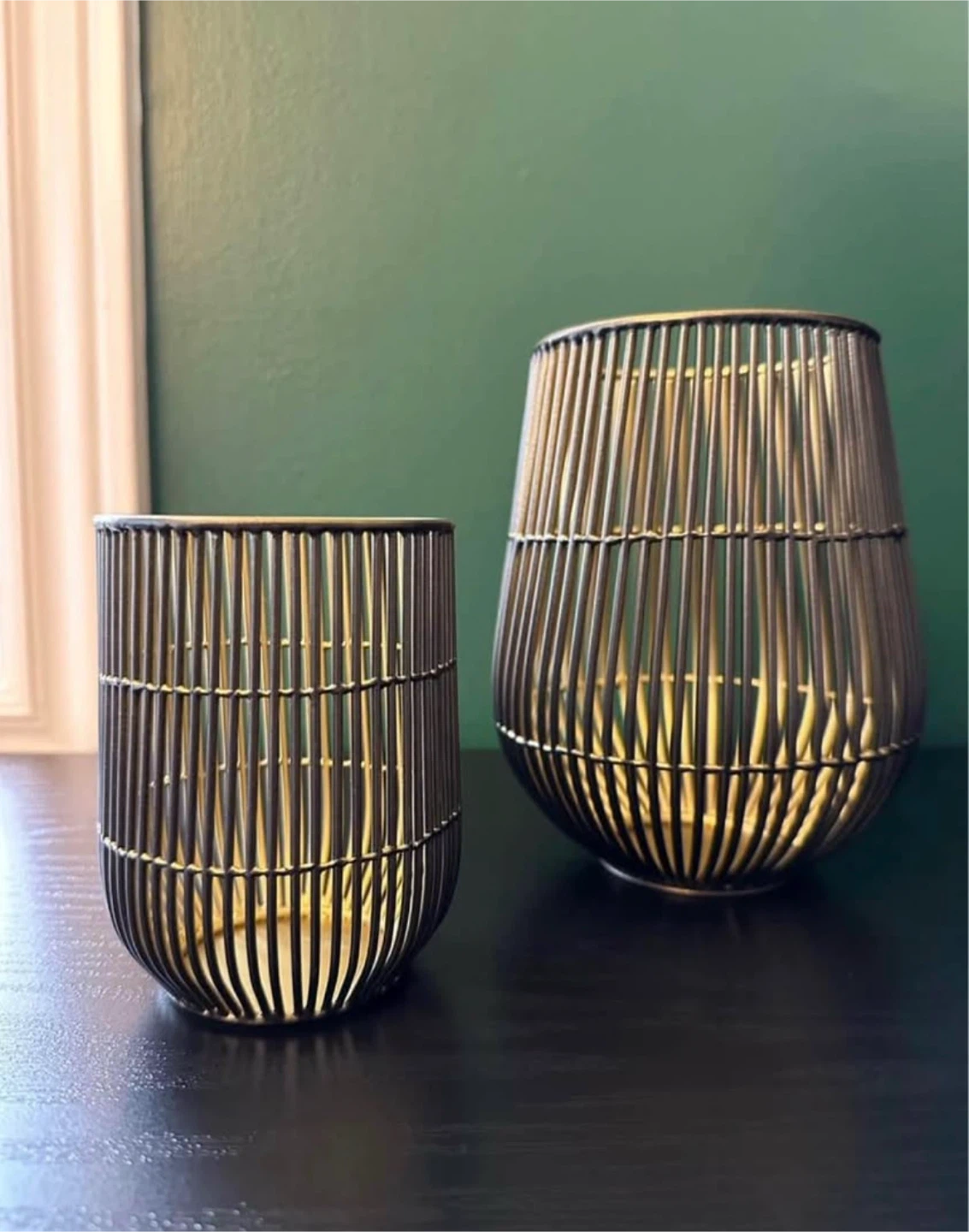 Hurricane candle holders - Crate & Barrel - set of 27 - photo 2