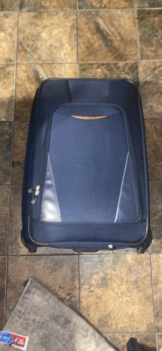 Marco Polo Navy Rolling Luggage