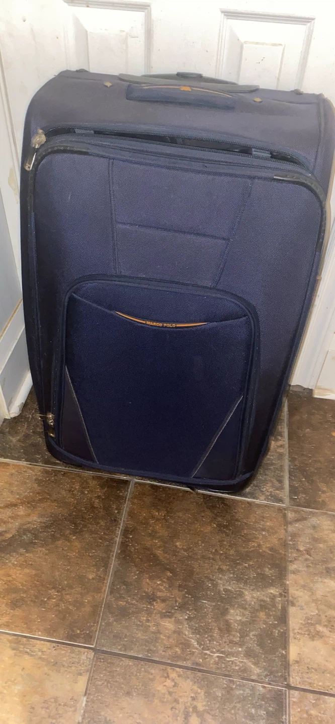 Marco Polo Navy Rolling Luggage - photo 2