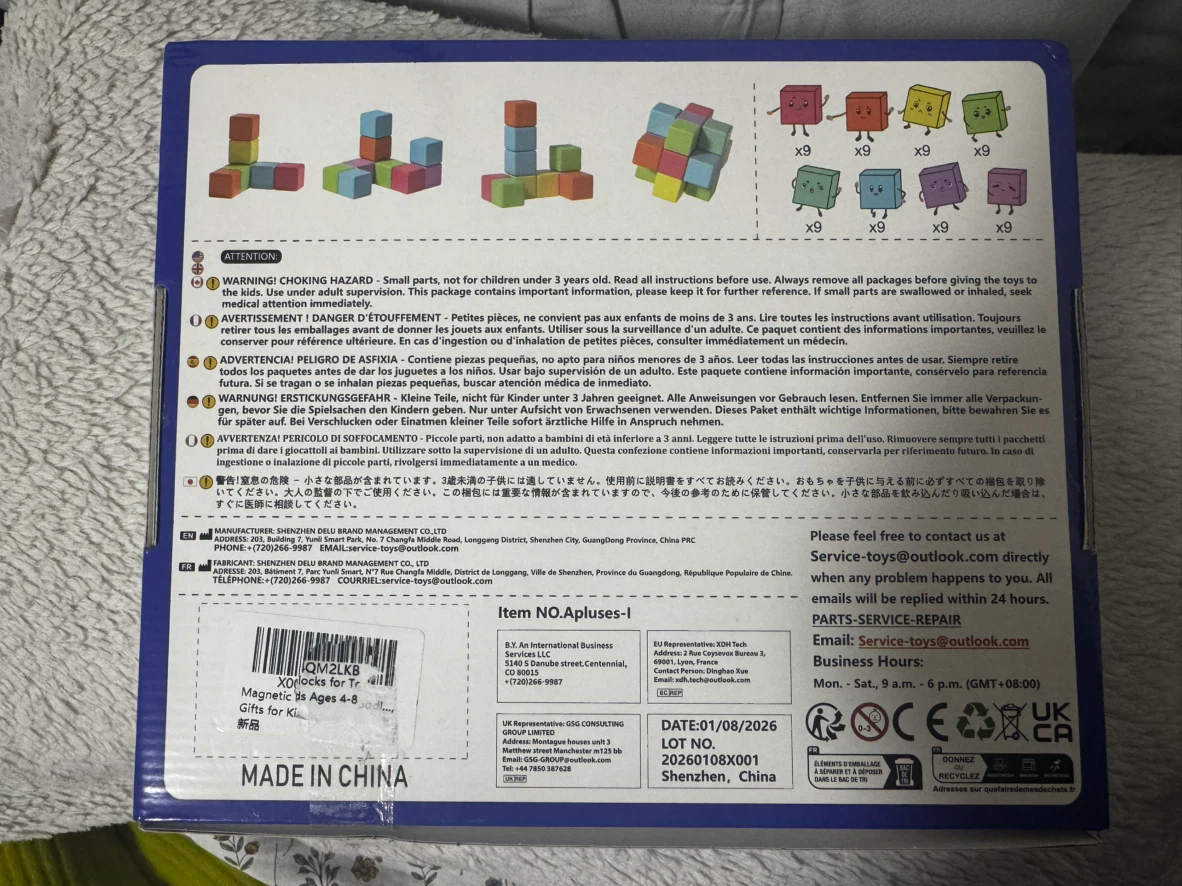 Apluses Magnetic Building Cubes - photo 2