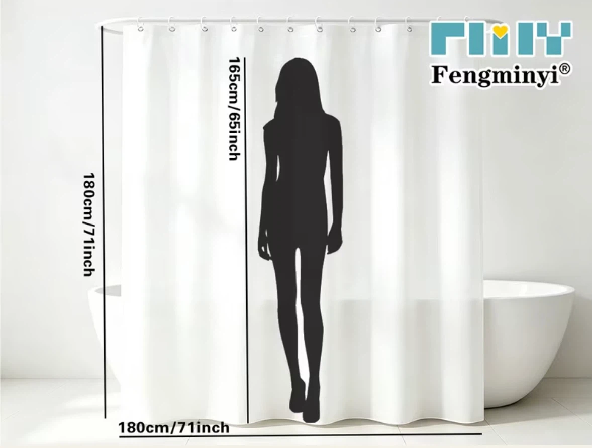 New Stock Christmas Scene Shower Curtain - photo 2