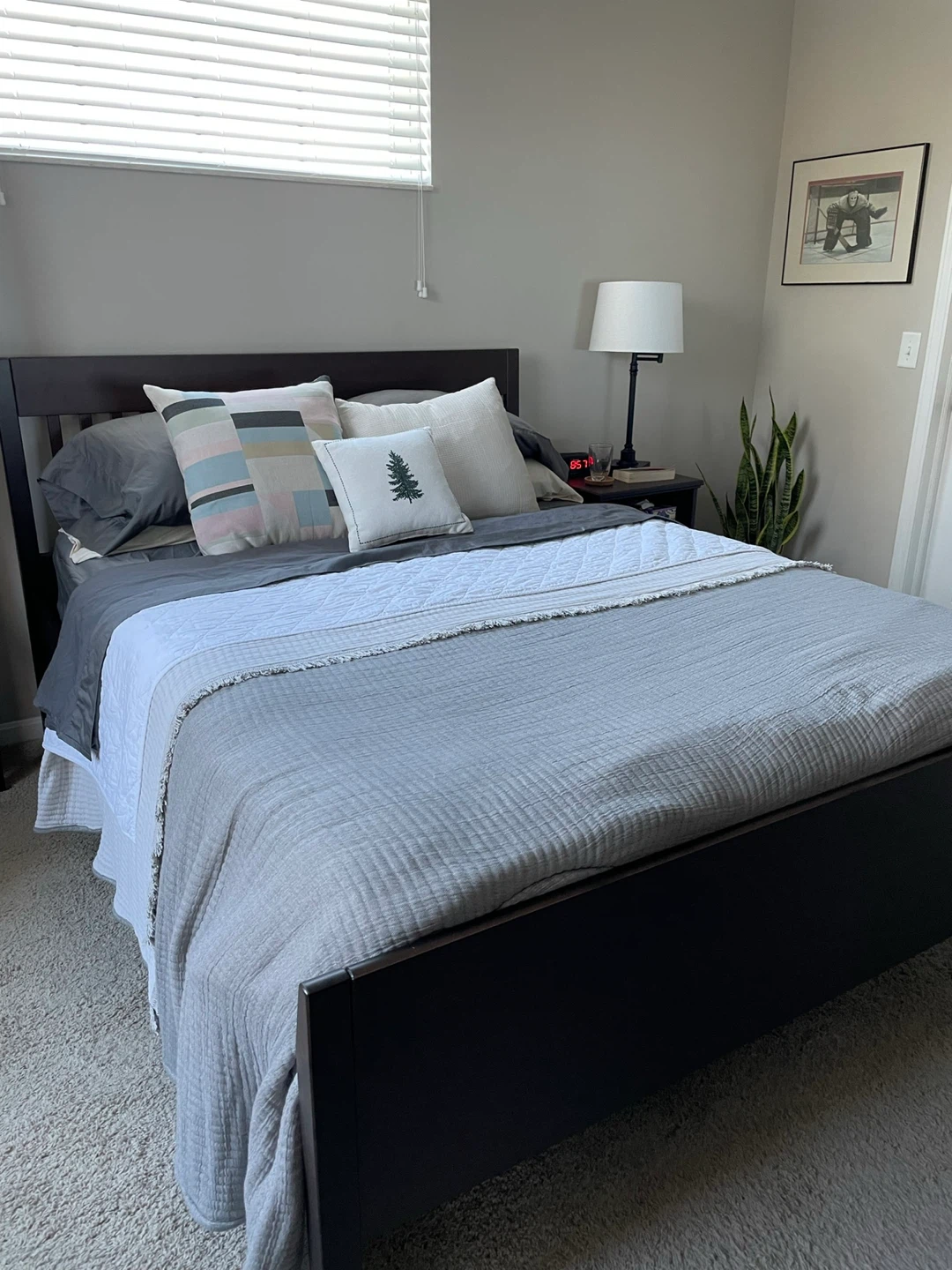 IKEA IDANAS Bed Frame - Dark Brown - Full/Double - photo 2
