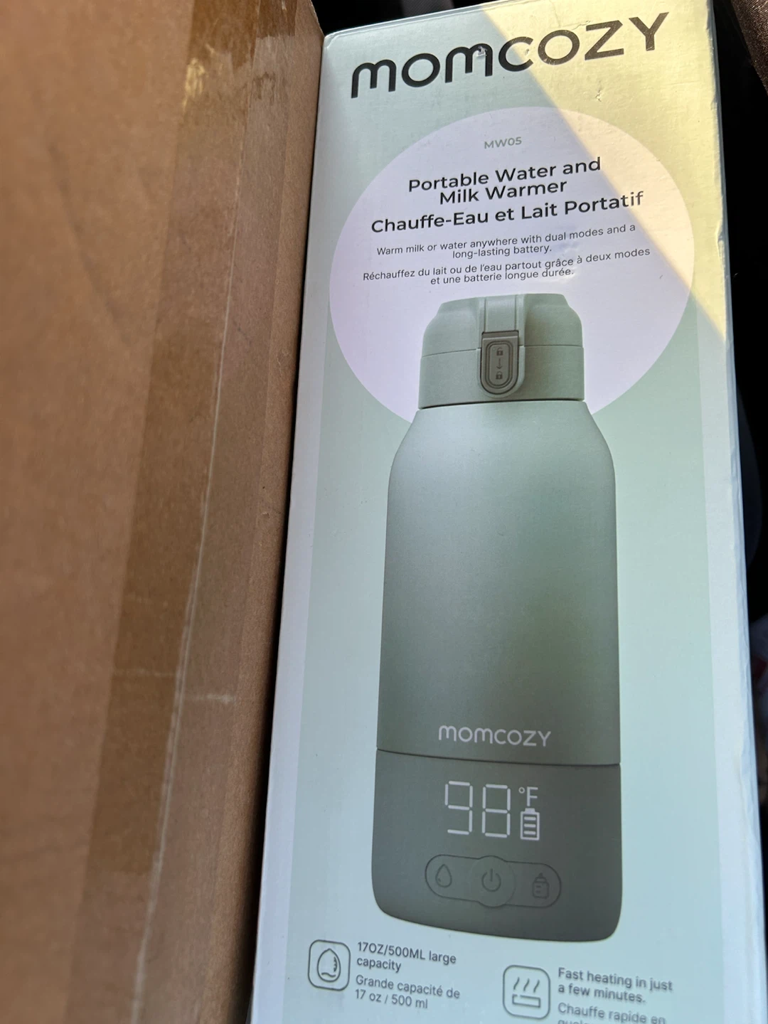 BNIB SEALED Momcozy Portable Water and Milk Warmer - photo 2