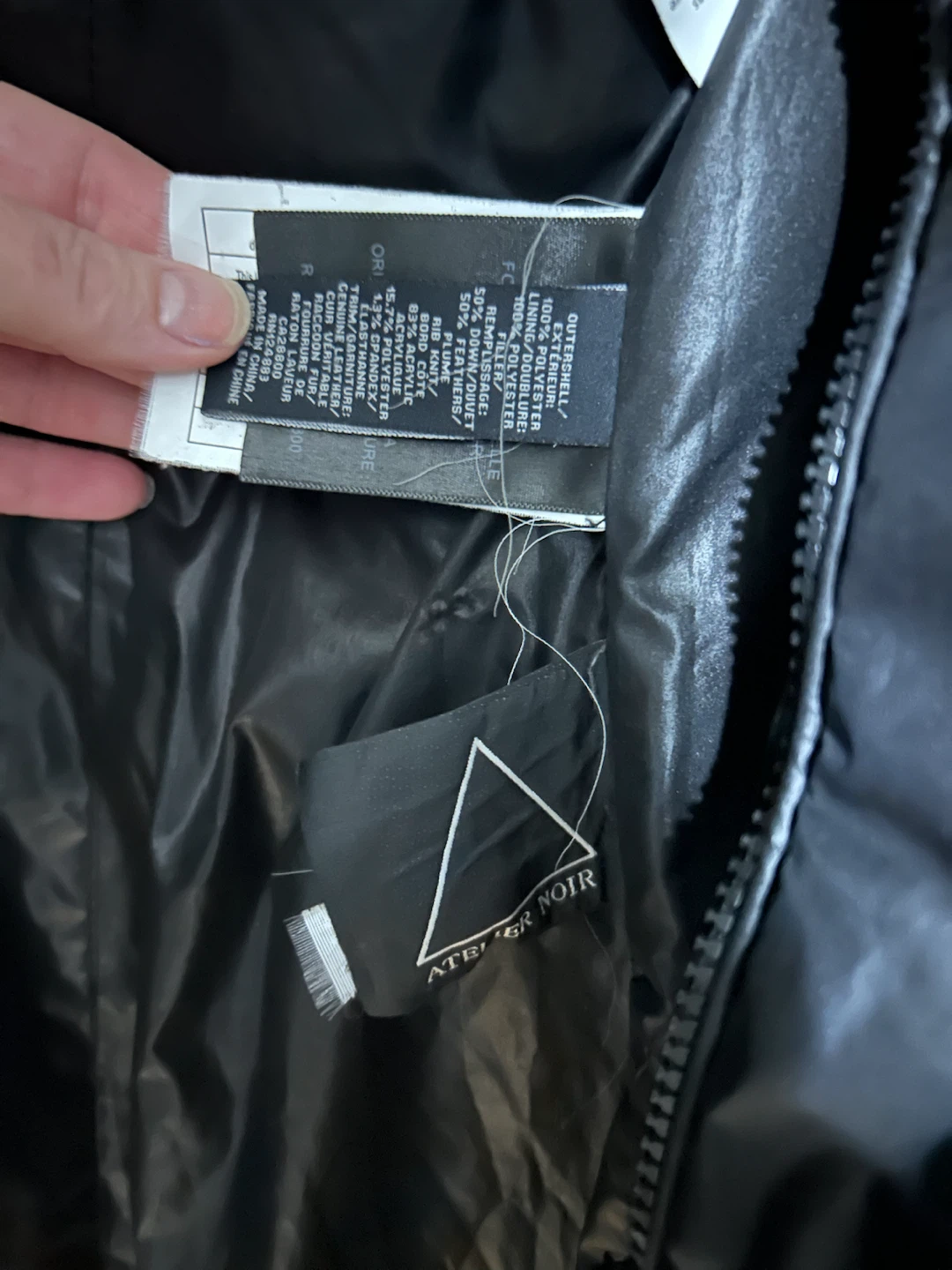 600$ Atelier Noir Down Filled Parka - photo 4
