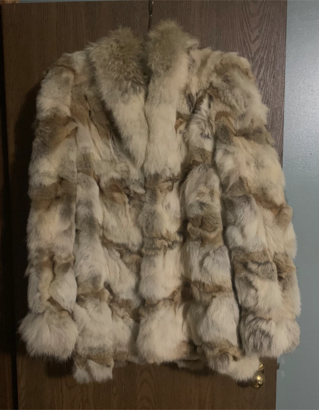 Genuine Rabbit Fur Coat