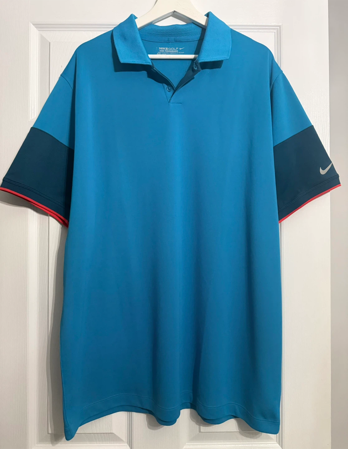 Nike Golf Tour Performance Polo Shirt Blue - photo 2