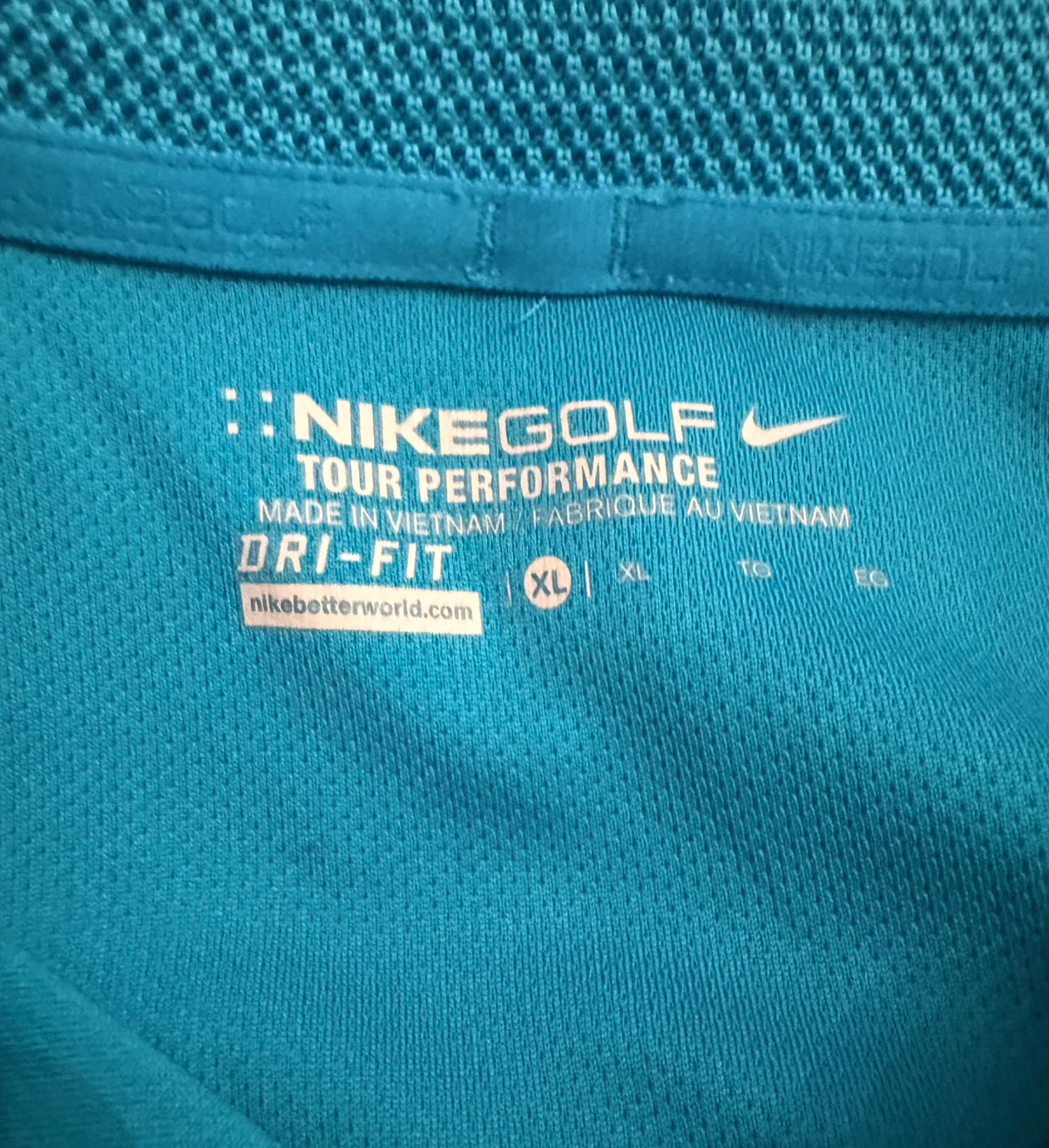 Nike Golf Tour Performance Polo Shirt Blue - photo 5