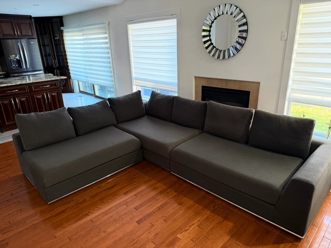 Dark Grey Sectional Sofa