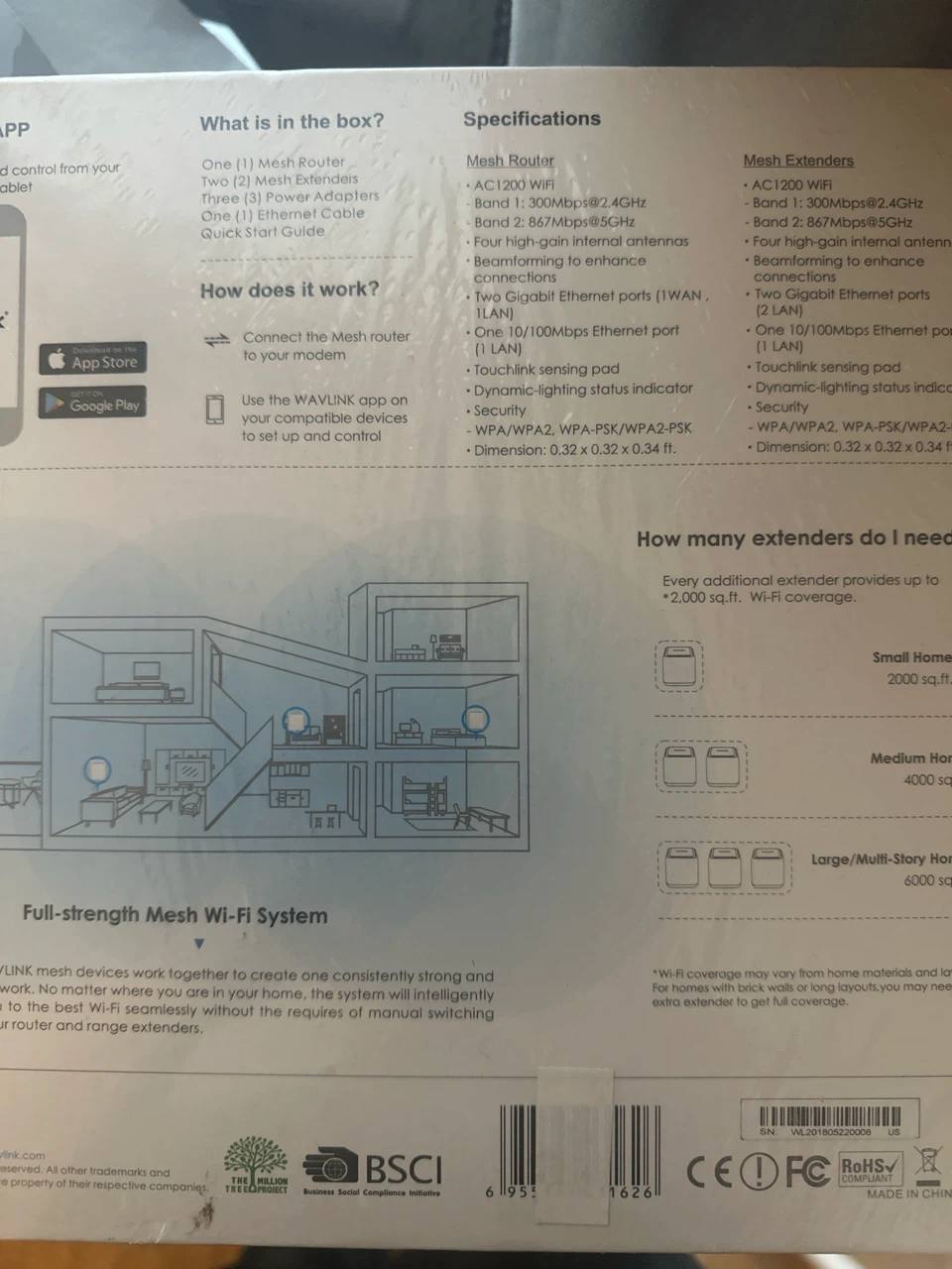 Wavlink AC1200 Whole Home Mesh Wi-Fi System - photo 2