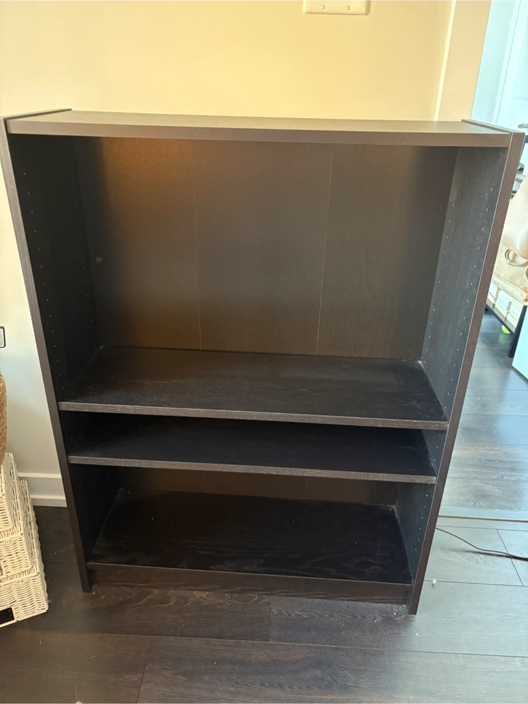 Black Wooden Media Stand or Bookcase - photo 2