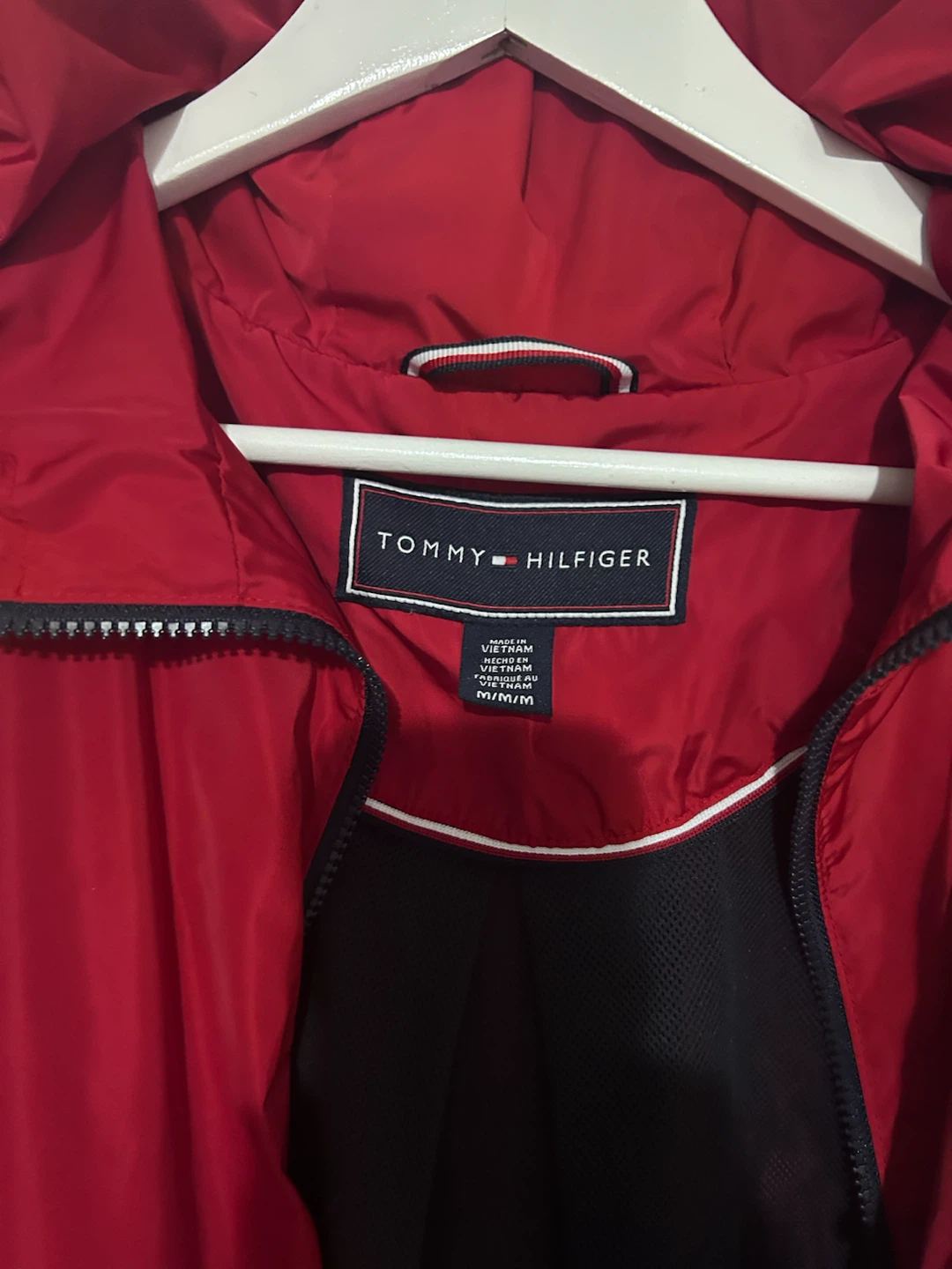 Tommy Hilfiger red hooded FALL jacket - photo 2