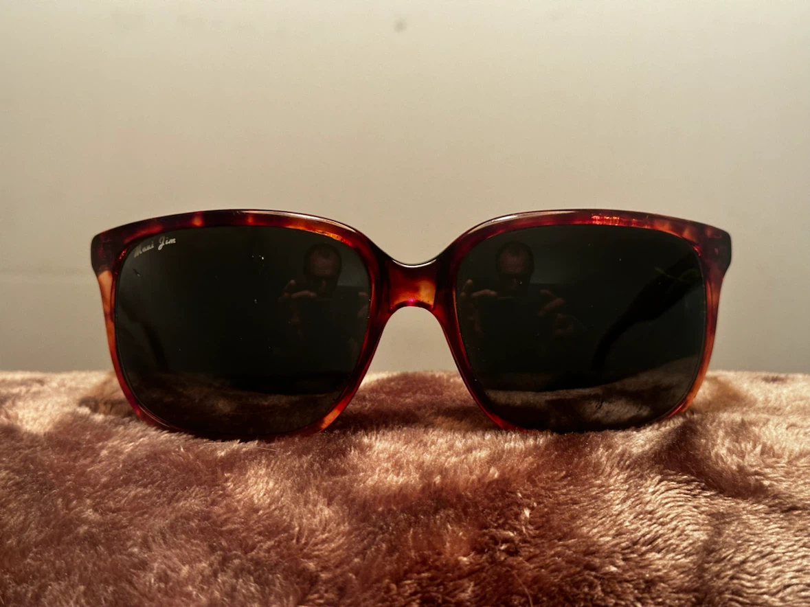 Original Font Logo Maui Jim Lahaina MJ 198 Grey Sunglasses - photo 2
