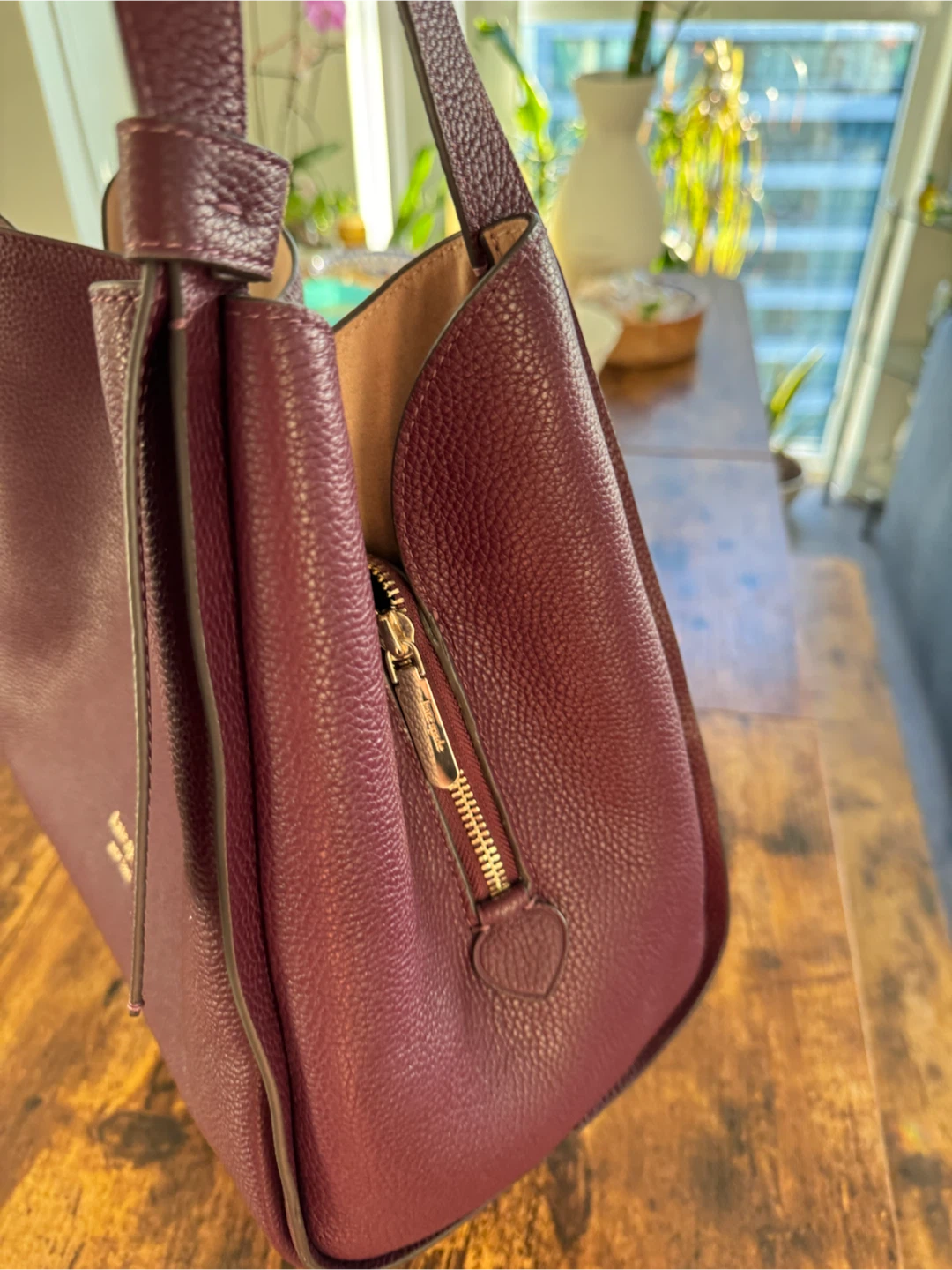Kate Spade New York Deep Plum Leather Handbag - photo 5