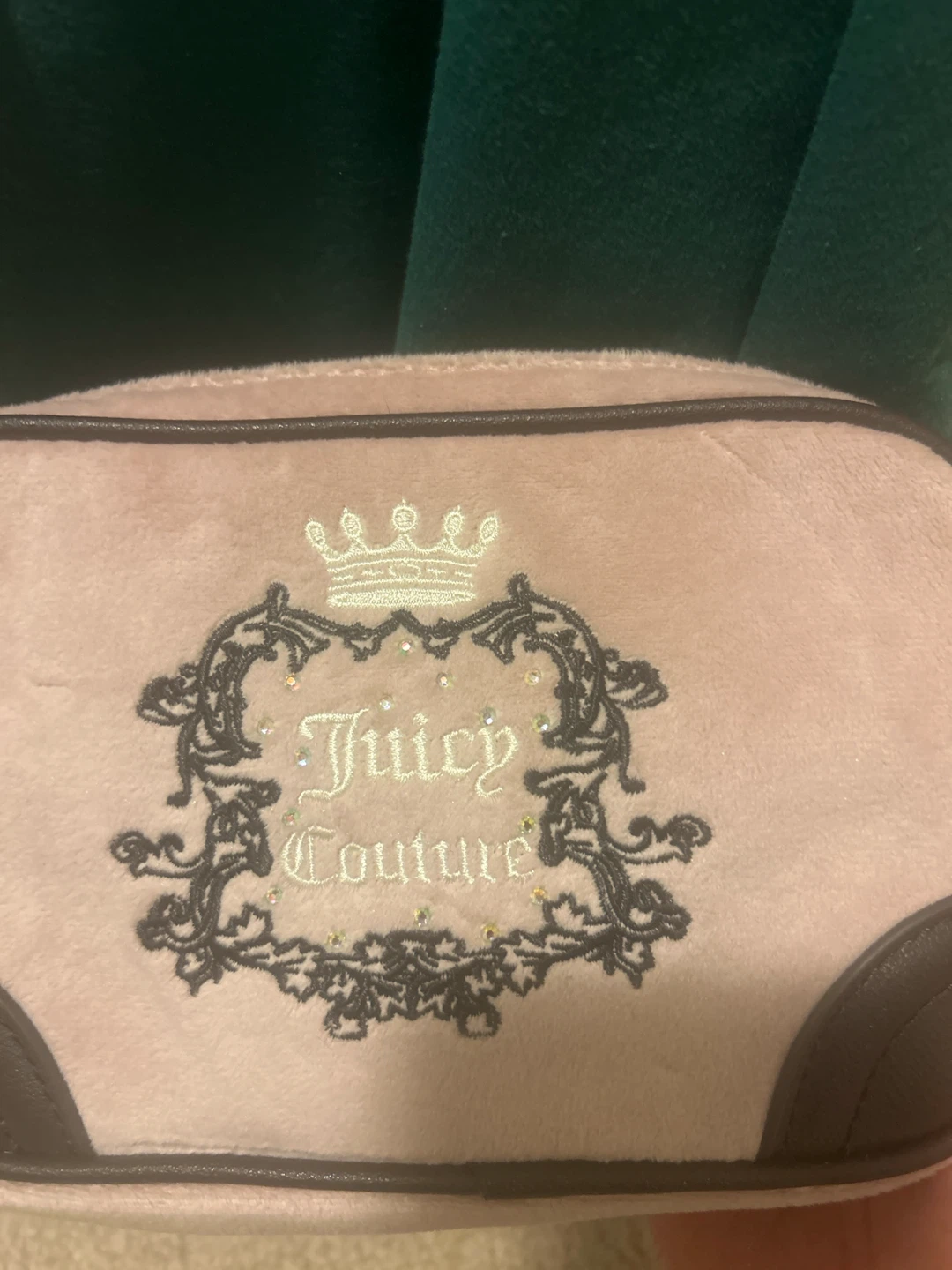 Juicy Couture velour crossbody bag