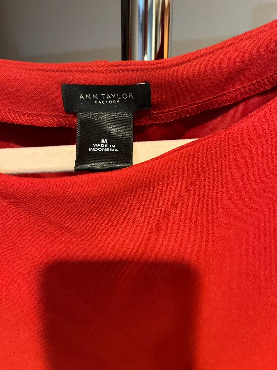 Ann Taylor Factory Red Long Sleeve Top - photo 2
