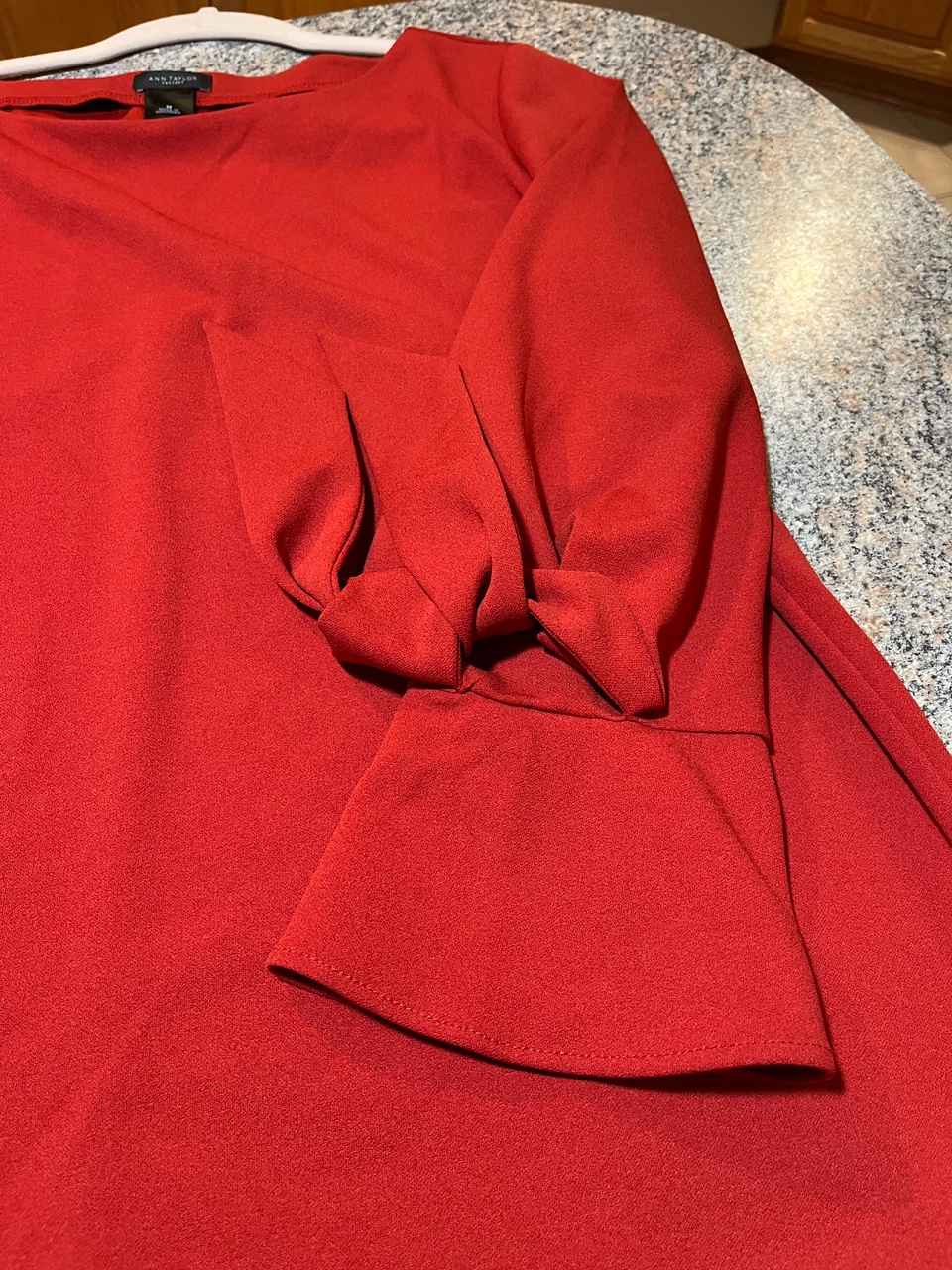 Ann Taylor Factory Red Long Sleeve Top - photo 4