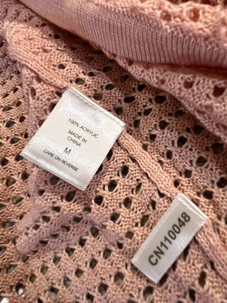 New York & Company Pink Open Knit Cardigan - photo 3