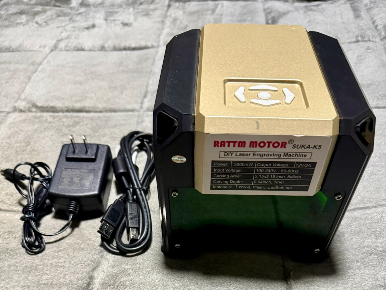 Rattm Motor SUKA-K5 DIY Laser Engraving Machine