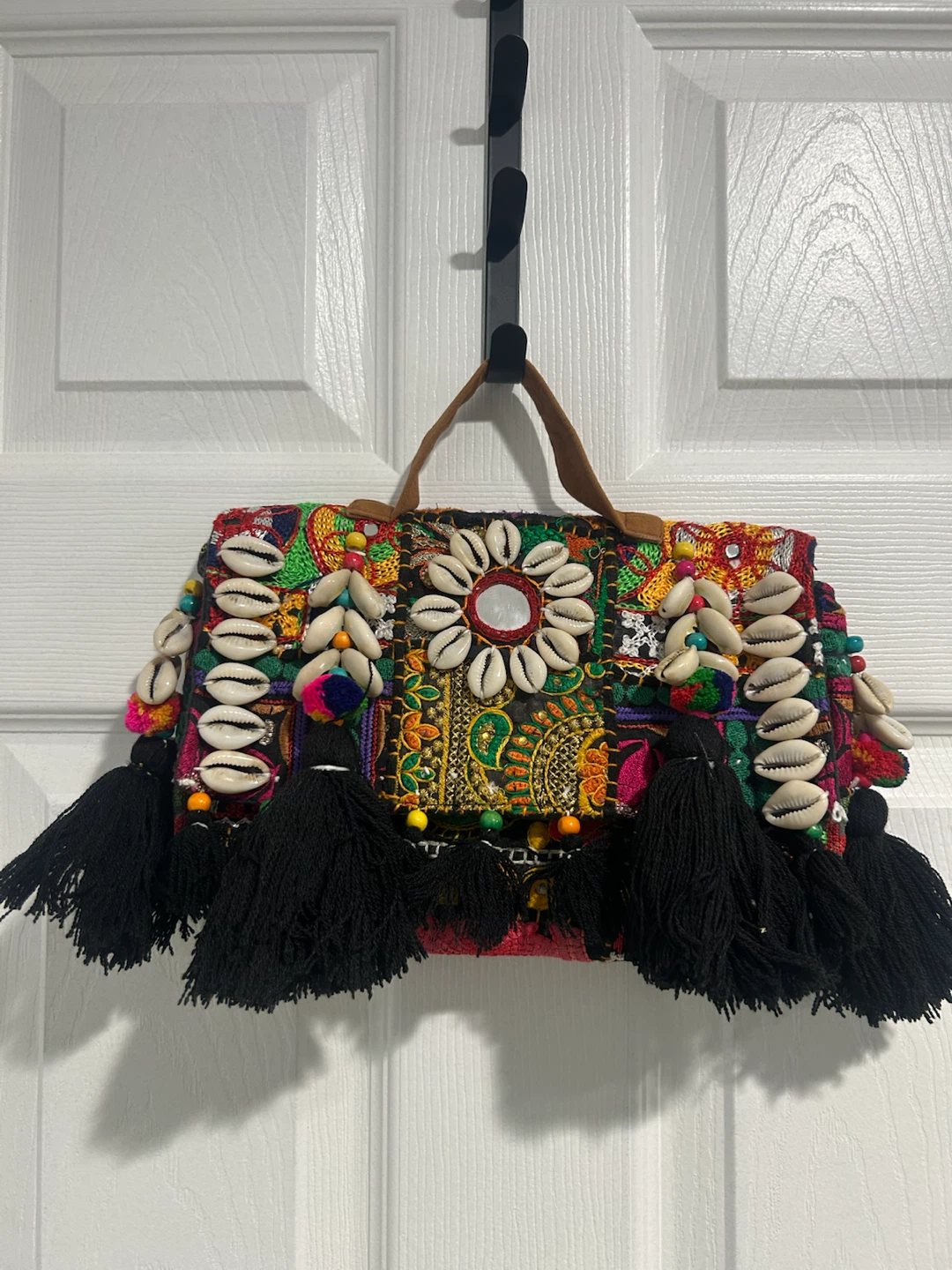 Boho Banjara Bag with mirror and shell details - photo 4