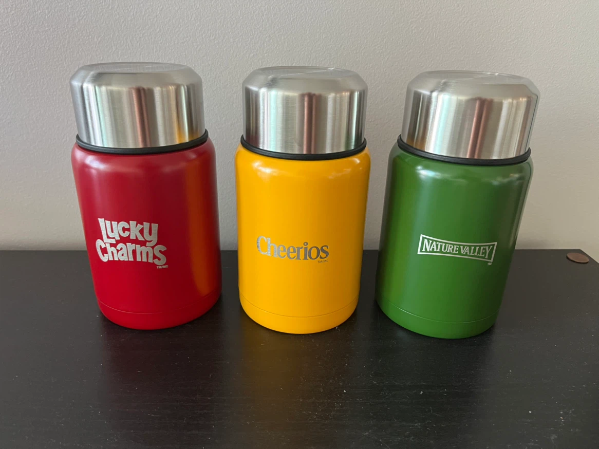 Set of 3 Branded Food Jars