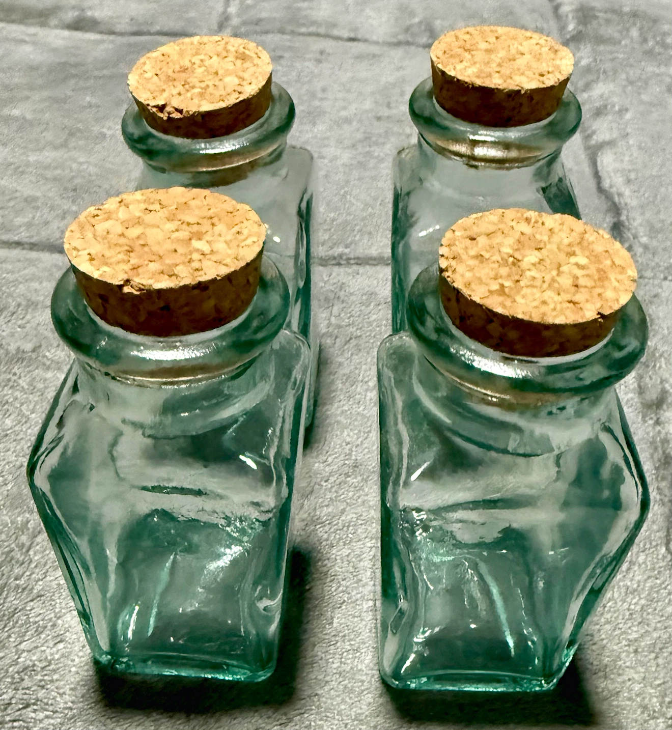 Set of 4 Small Glass Jars with Cork Stoppers - photo 5