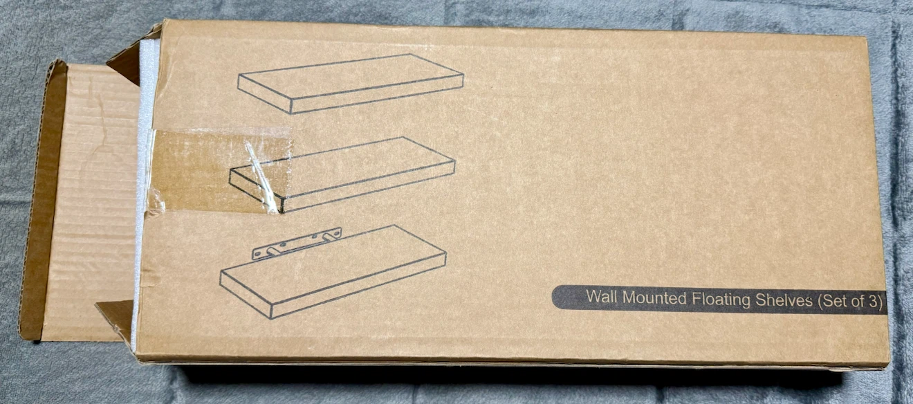 Set of 3 Wall Mounted Floating Shelves - photo 2