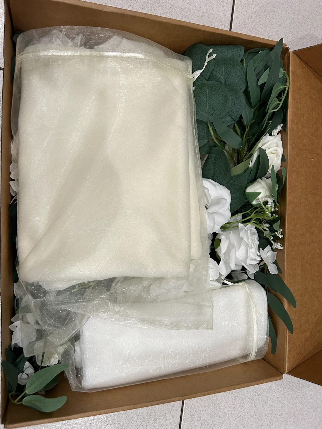 Ling's Moment Artificial Wedding Arch Flowers Kit - photo 3