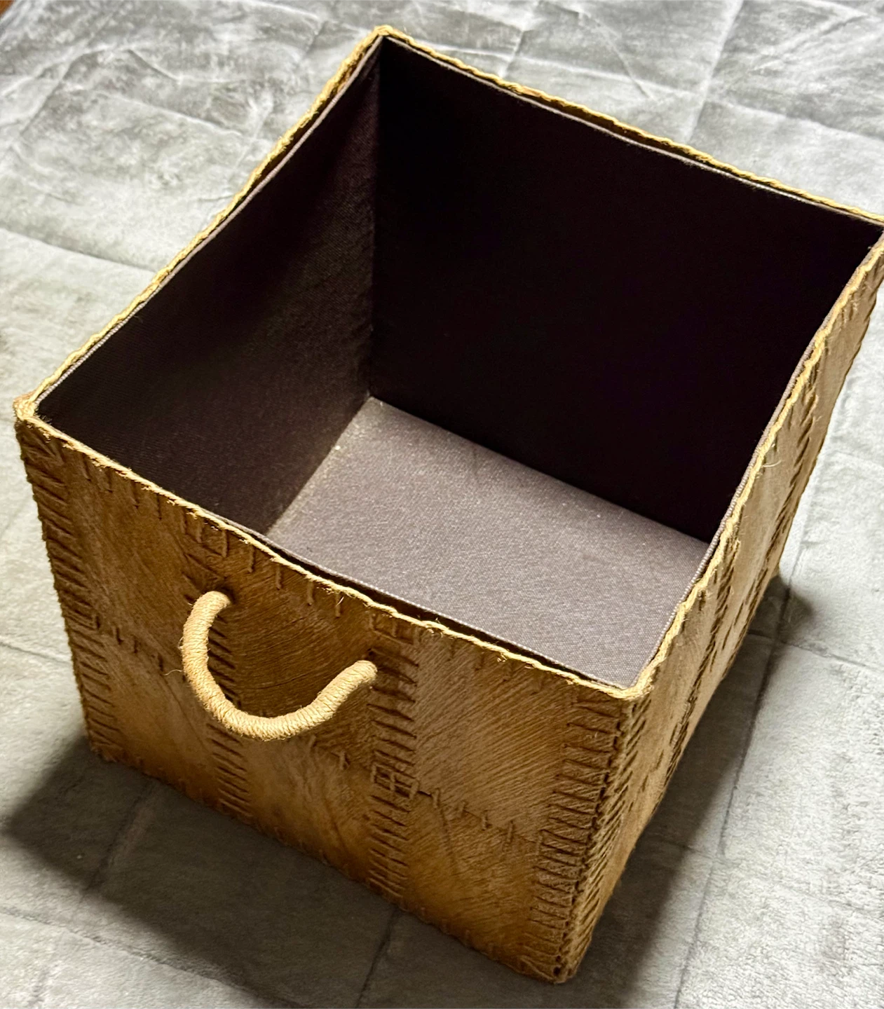 Woven Storage Bin with Handles