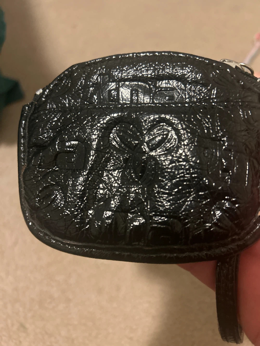 TNA Black Shiny Coin Purse - photo 2