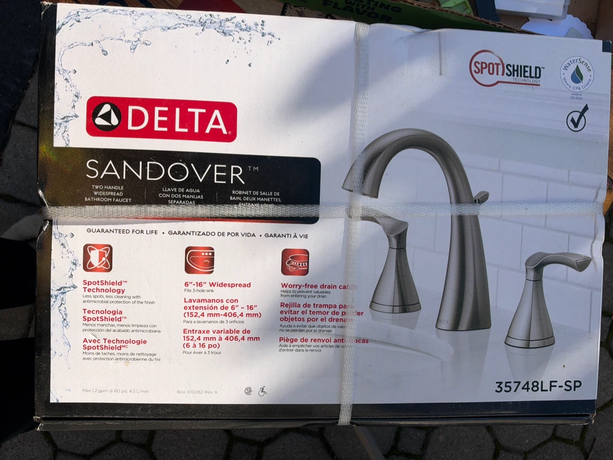 Delta Sandover Widespread Bathroom Faucet