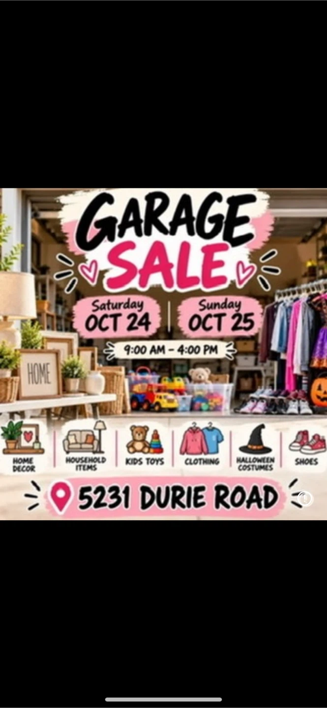 LAST DAY FOR GARAGE SALE!!!