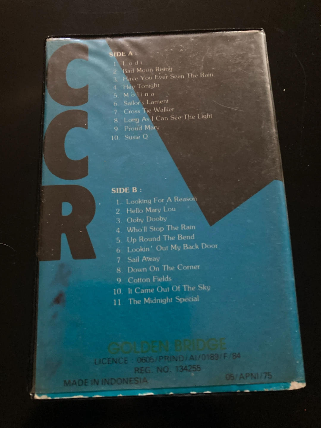 The Very Best of CCR Cassette Tape - photo 2