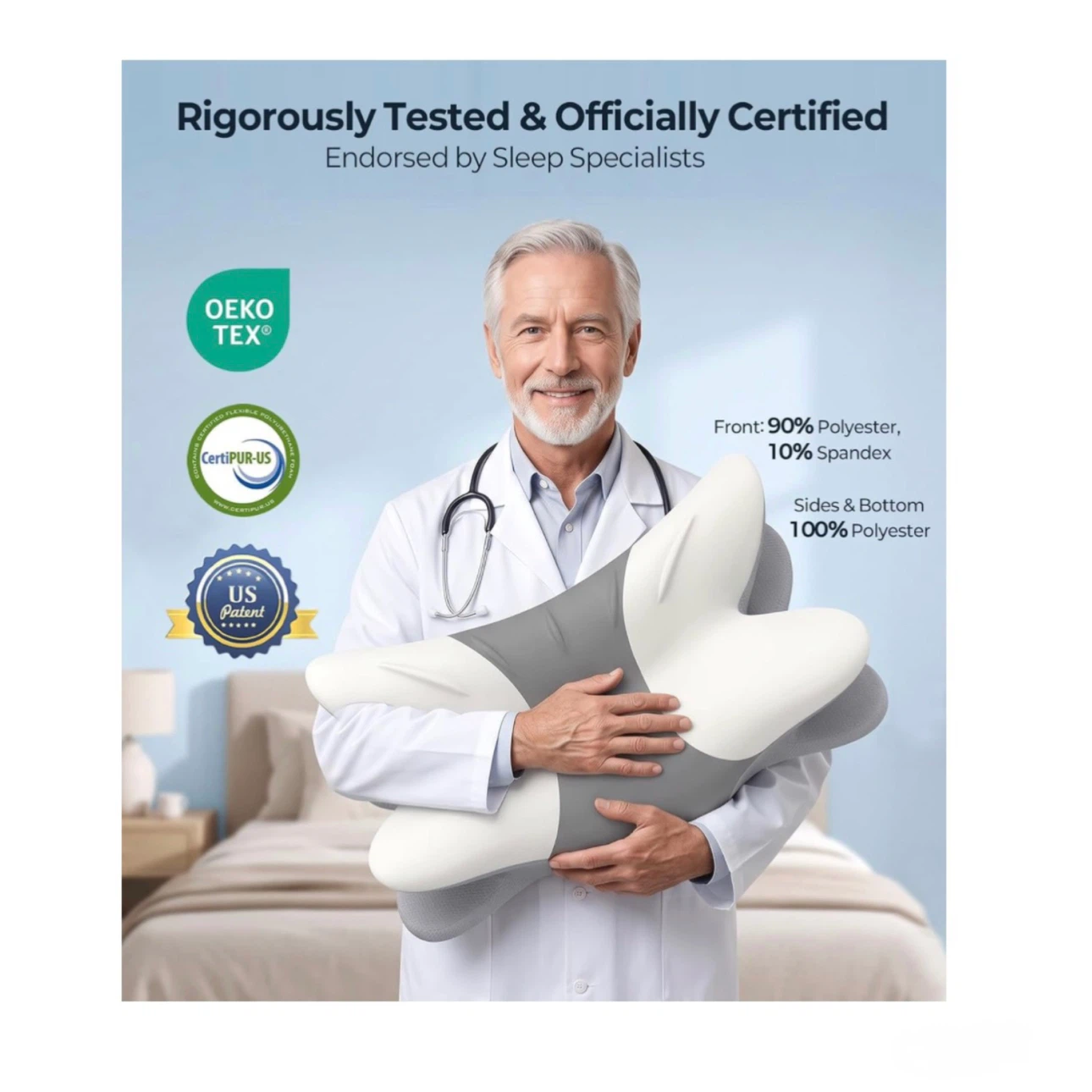 Brand new Cervical Neck Pillow, Cooling Memory Foam - photo 3