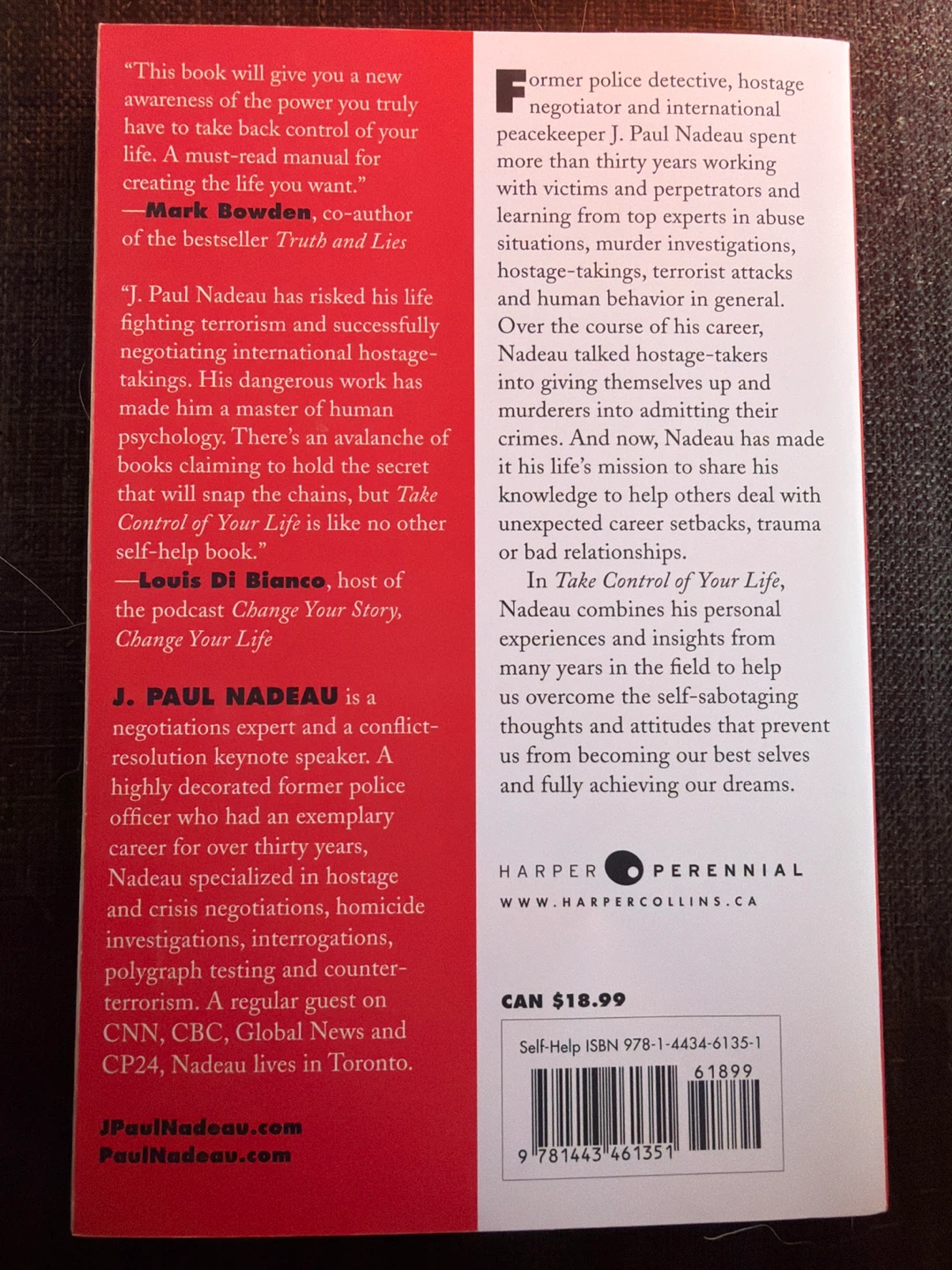 New Books - Take Control of Your Life - J. Paul Nadeau - photo 2