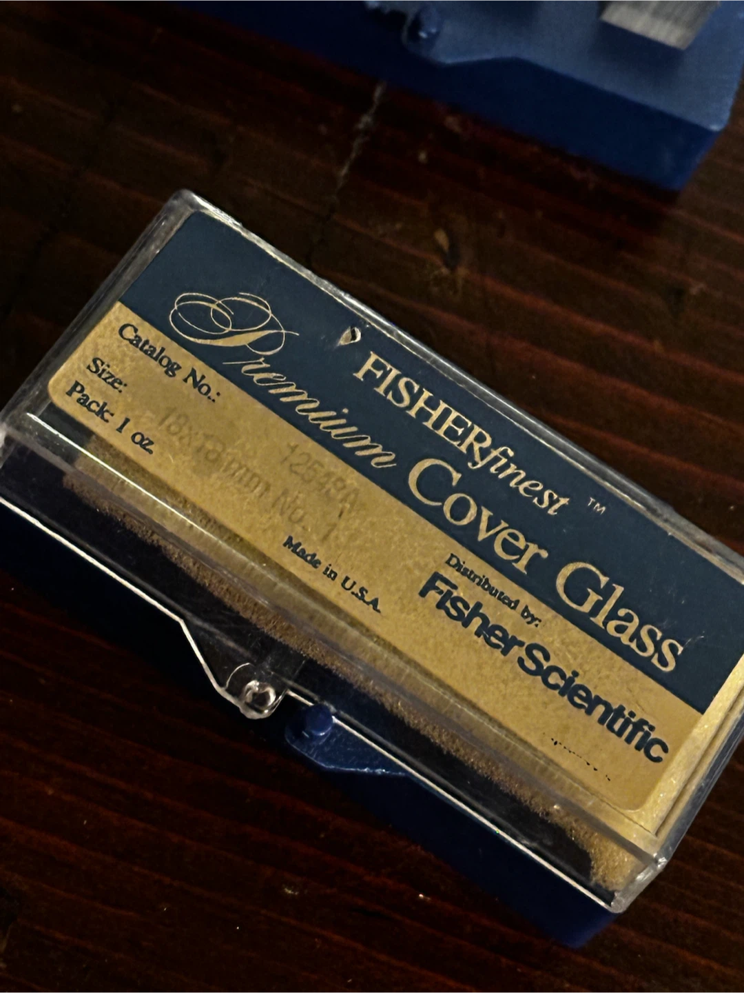 3x Fisherfinest 22x22mm Microscope Cover Glass 12-548-B - photo 2