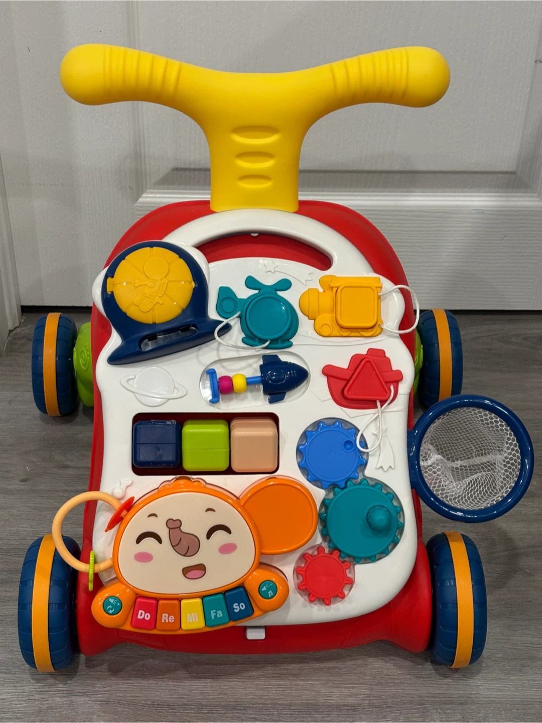 Cute stone Sit-to Stand Baby learning Walker