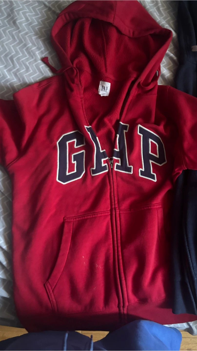 Red Gap Full-Zip Hoodie