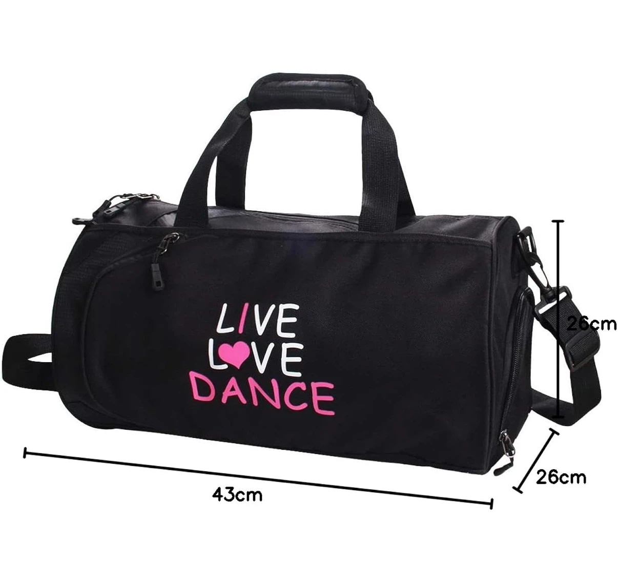 Dance Girls Ballet Sports  Duffel Bag - photo 3