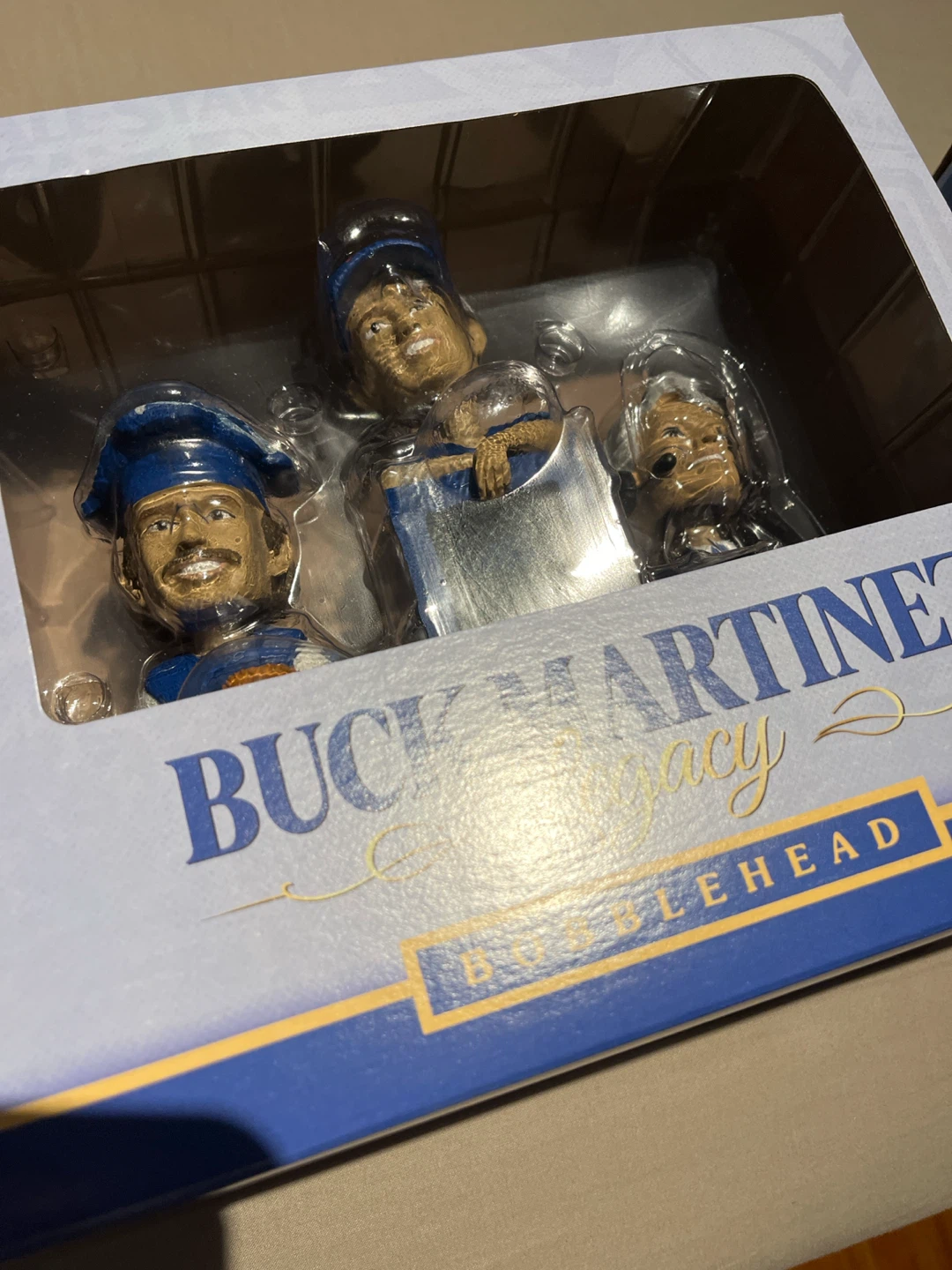 New—Buck Martinez Legacy Bobblehead Set