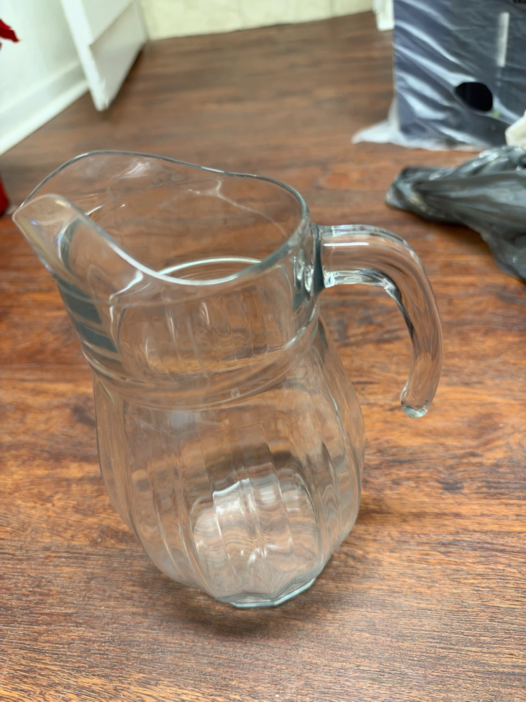 Clear Glass Pitcher