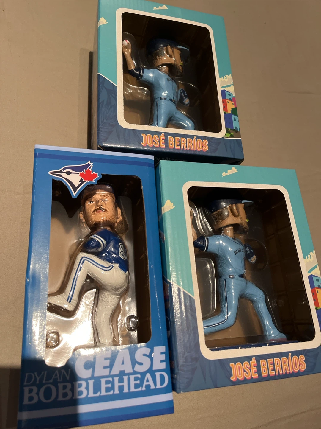 Toronto Blue Jays Bobbleheads - Jose Berrios and Dylan Cease