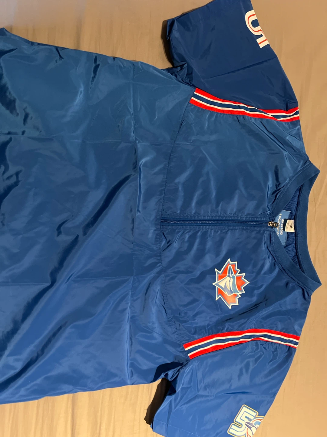 Toronto Blue Jays commemorative zip-up windbreaker